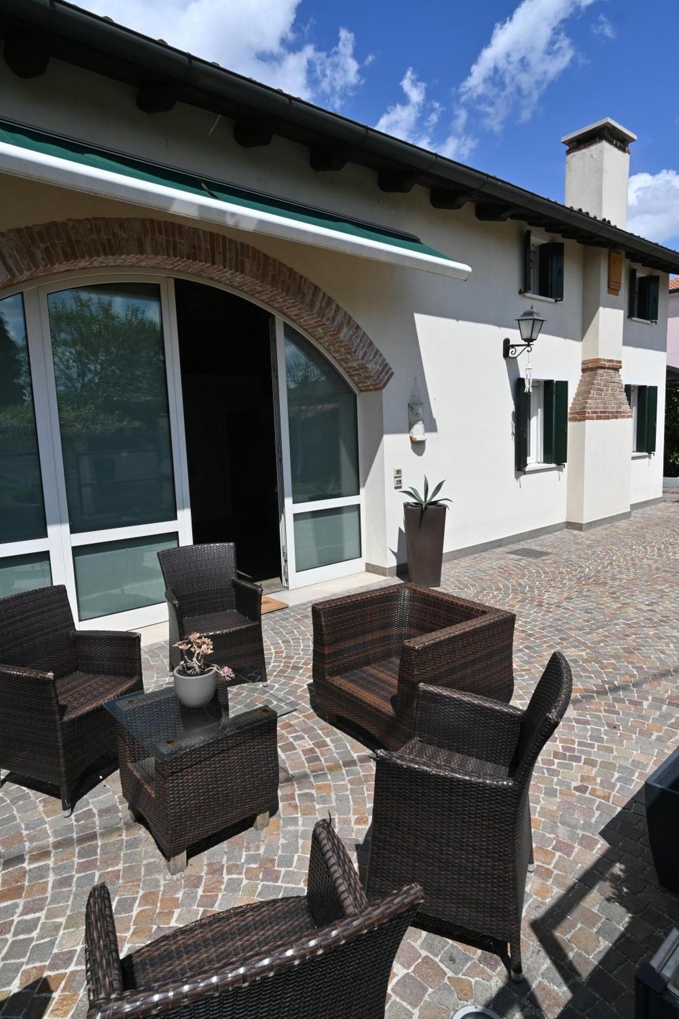 Ca Centosa Artistic House Villa Storica Ristrutturata Con Patio E Giardino Cittadella Dış mekan fotoğraf